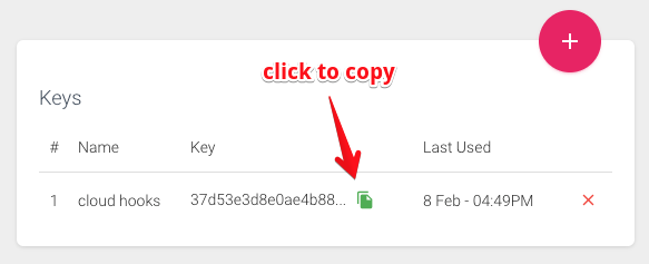 Copy key value